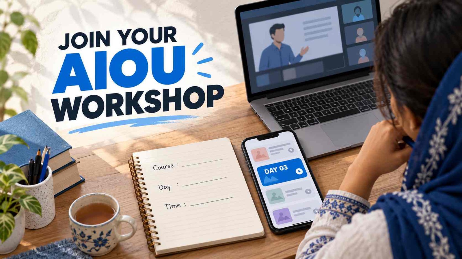 Join Your AIOU Online Workshop