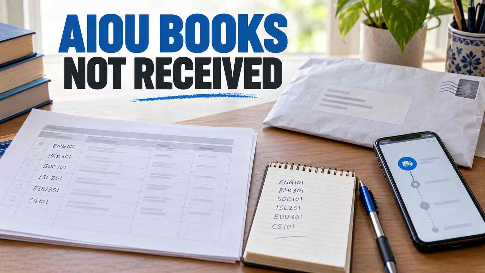 AIOU books not received guide
