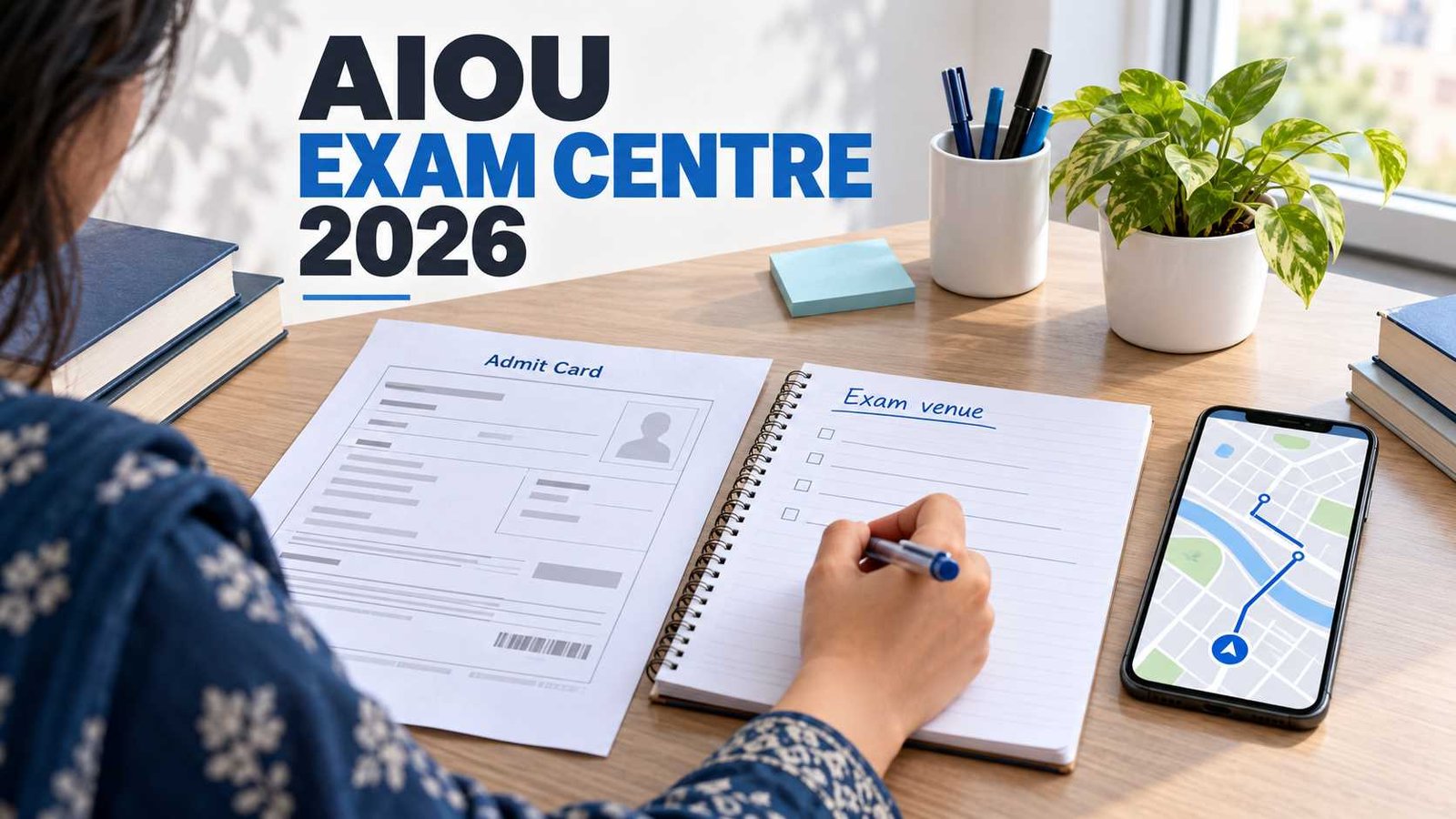 AIOU exam centre location guide 2026