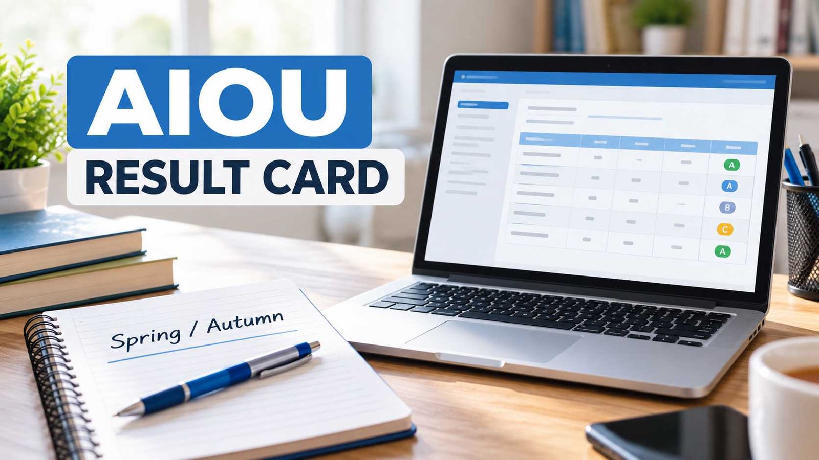 Access your AIOU academic result record