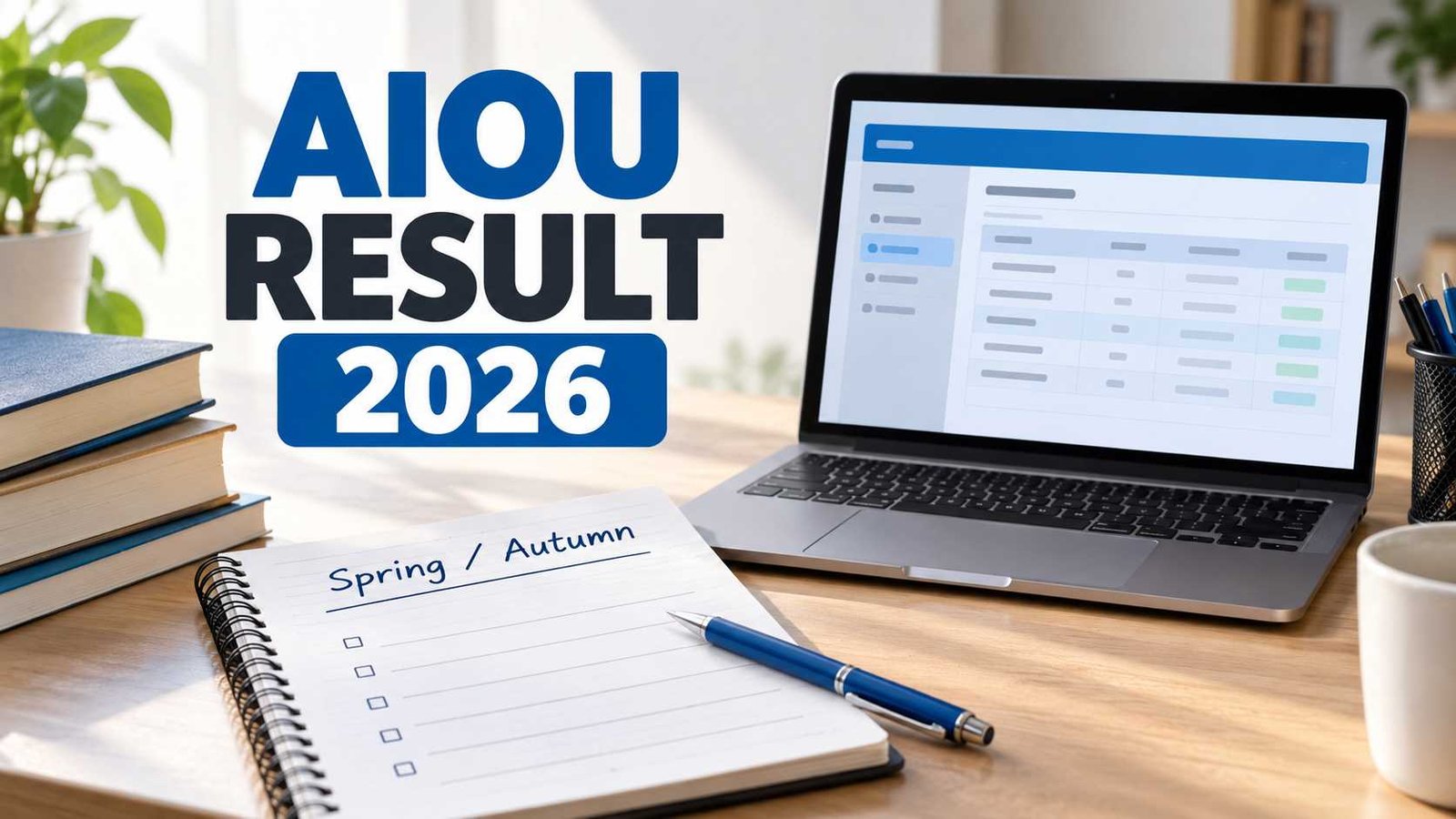 AIOU Result 2026 Spring Autumn