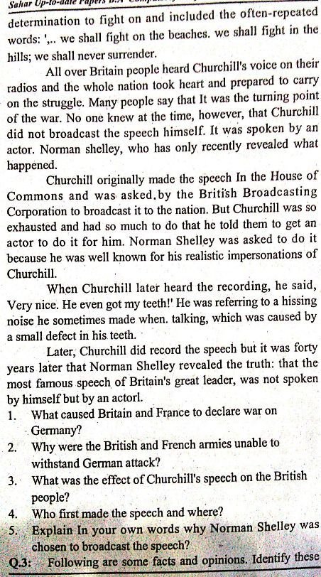 AIOU Old Guess Papers 1424 English Course