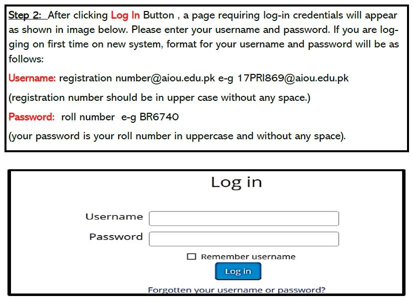 AIOU Online Classes Registration