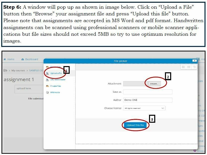 Online Submit Assignment on Aaghi Portal LMS