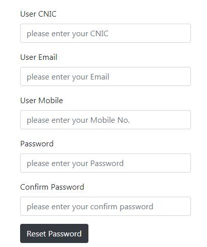 Reset Password AIOU Aaghi Tutor Portal