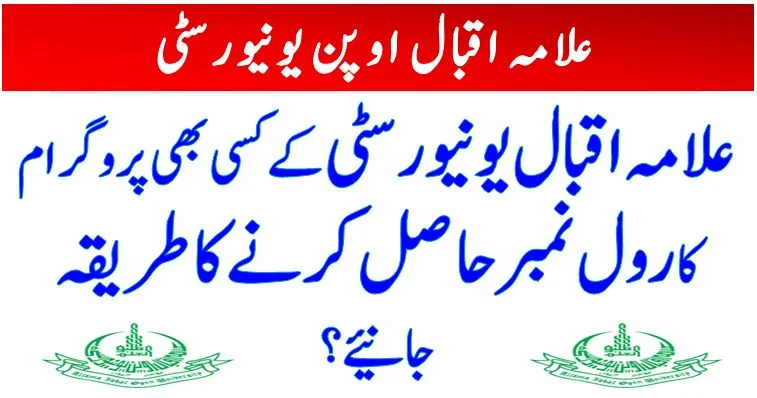 How to Get AIOU Roll No 2026 for All Programs