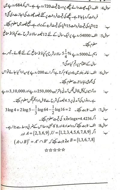 AIOU Code 247 Old Guess Paper