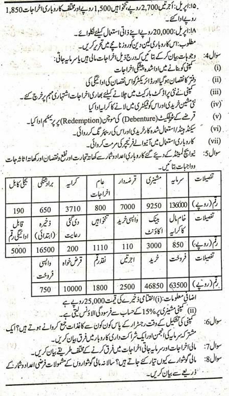 AIOU Code No 311 Past Paper