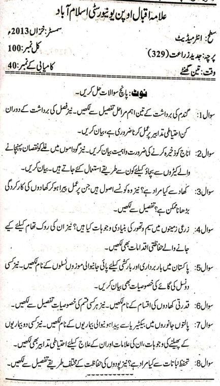 AIOU Code 329 Guess Paper