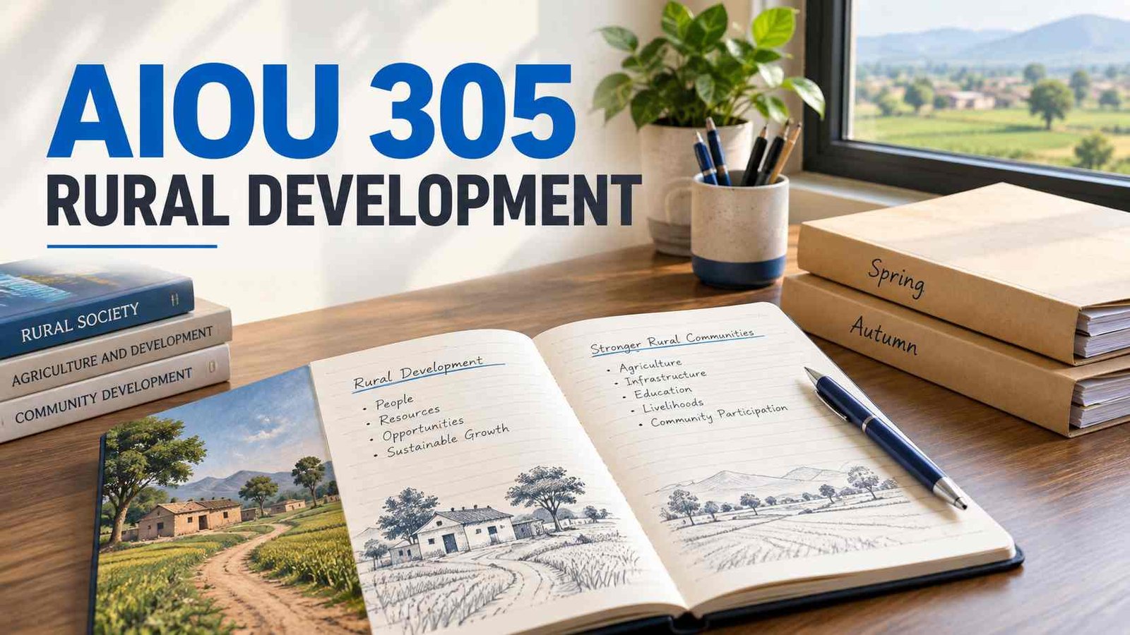 AIOU 305 Rural Development Assignment Guide
