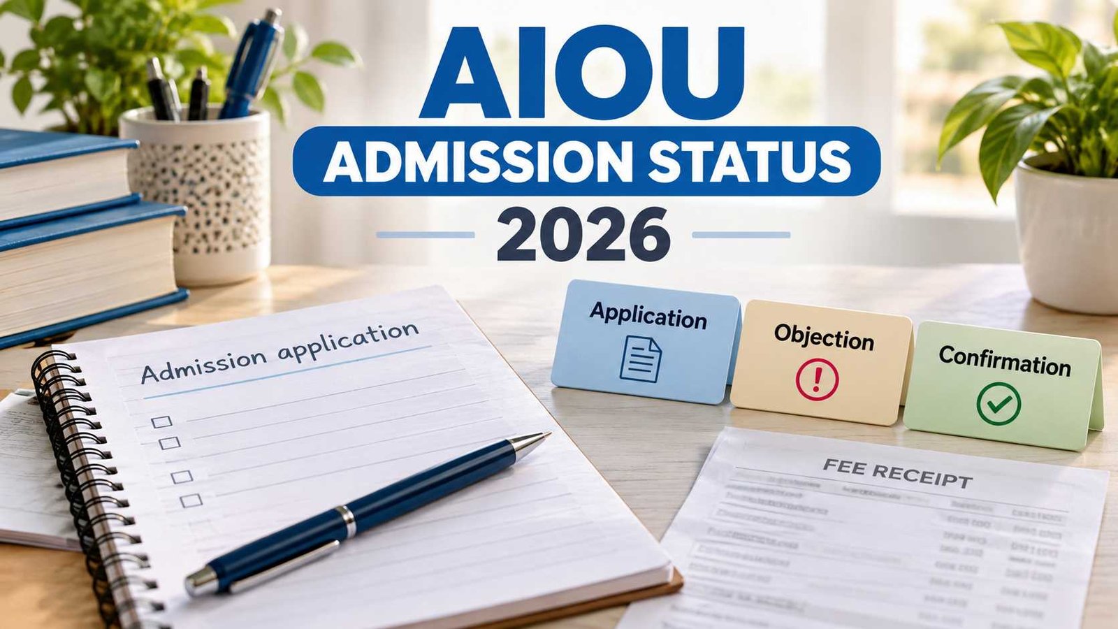 AIOU admission status 2026 guide