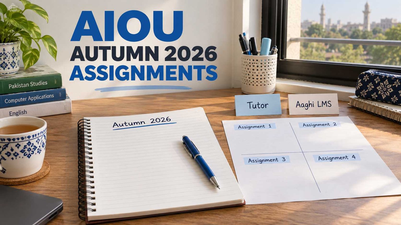 AIOU Autumn 2026 assignment schedule