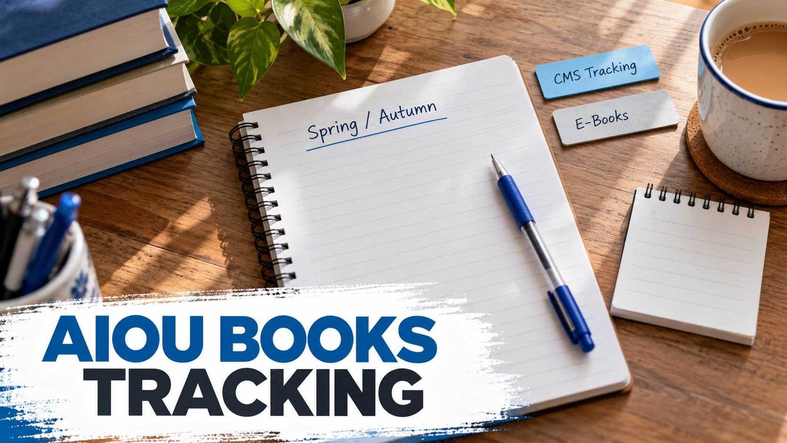 Student comparing CMS tracking and e-books