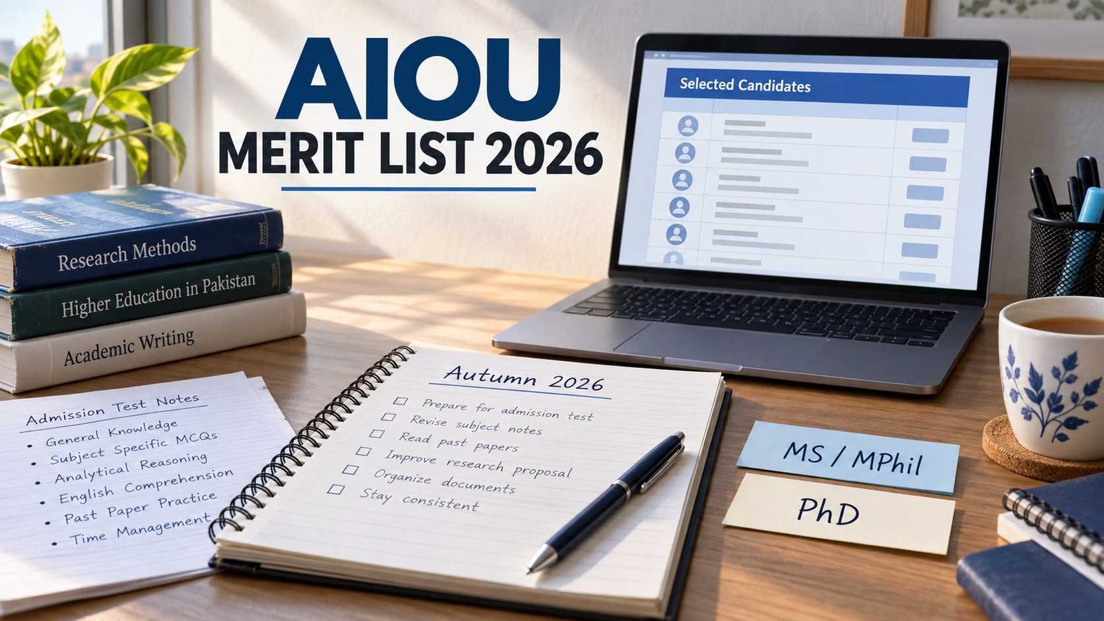 AIOU Merit List